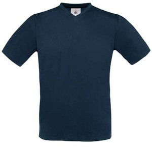 B&C CG153 - Kortärmad T-shirt med V-ring Navy