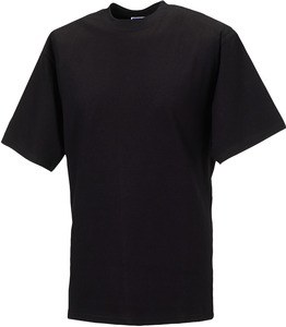 Russell RUZT180 - Kortärmad T-shirt herr 100% bomull Black