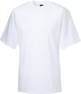 Russell RUZT180 - Kortärmad T-shirt herr 100% bomull White