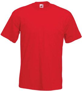 Fruit of the Loom SC61044 - Kortärmad T-shirt herr 100% bomull Red