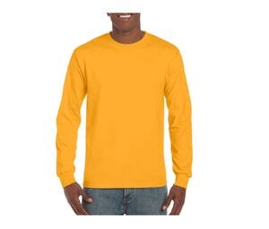 Gildan GI2400 - Långärmad T-shirt herr 100% bomull Gold