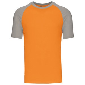 Kariban K330 - Basboll> Tvåfärgad kortärmad T-shirt