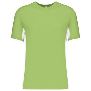 Kariban K340 - Tiger> Tvåfärgad kortärmad T-shirt Lime/White