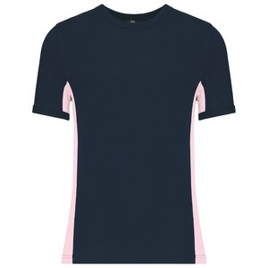 Kariban K340 - Tiger> Tvåfärgad kortärmad T-shirt Navy/Pink