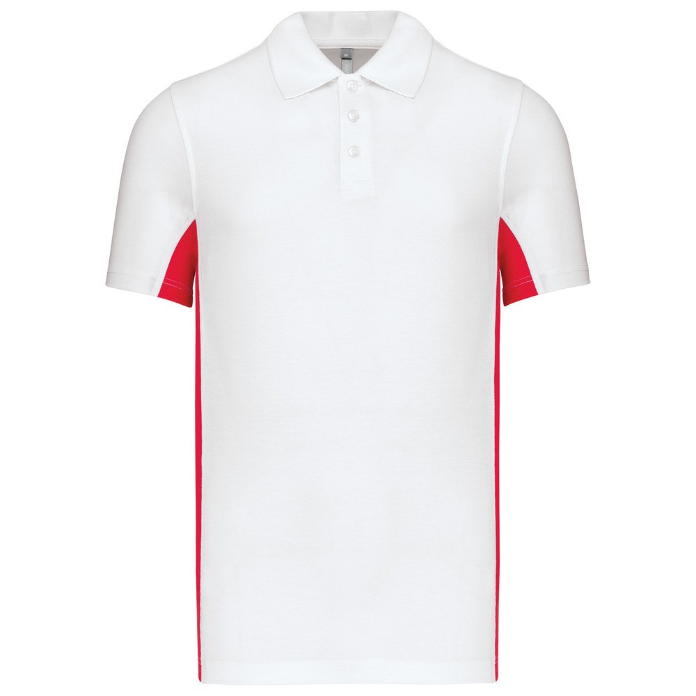 Kariban K232 - FLAG - SHORT SLEEVE BI-COLOUR POLO SHIRT