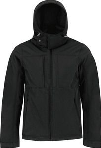 B&C CGJM950 - Softshell-jacka med huva