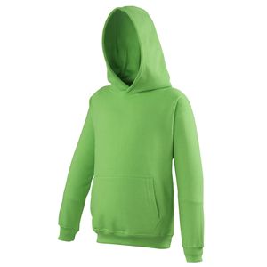 AWDIS JUST HOODS JH01J - Huvtröja för barn Lime Green