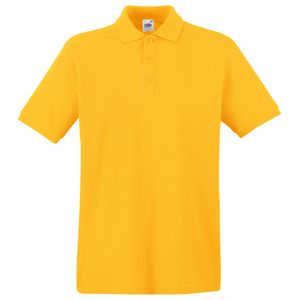 Fruit of the Loom SS255 - Premium polo för herrar Sunflower