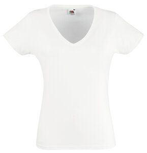 Fruit of the Loom SS047 - T-shirt med V-ringning för kvinnor