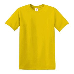 Fruit of the Loom SS030 - Kortärmad t-shirt herr Yellow