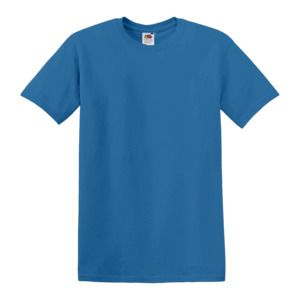 Fruit of the Loom SS048 - T-shirt med rund hals Azure Blue