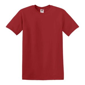 Fruit of the Loom SS048 - T-shirt med rund hals Red