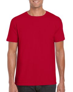 Gildan GD001 - T-shirt 100% bomull för män Cherry red