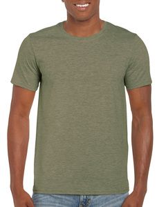 Gildan GD001 - T-shirt 100% bomull för män Heather Military Green