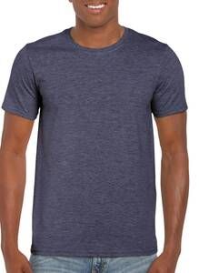 Gildan GD001 - T-shirt 100% bomull för män Heather Navy
