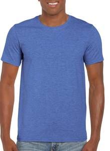Gildan GD001 - T-shirt 100% bomull för män Heather Royal