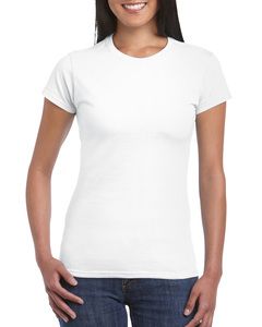 Gildan GD072 - T-shirt i 100% bomull för kvinnor White
