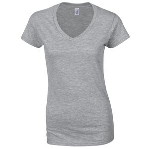 Gildan GD078 - T-shirt med V-ringning för kvinnor