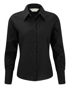 Russell Collection R-956F-0 - Långärmad Ultimate Non-Iron Shirt Black