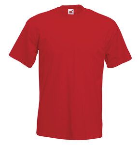 Fruit of the Loom 61-044-0 - Super Premium 100% bomullst-shirt herr Red