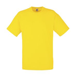 Fruit of the Loom 61-036-0 - Värde vikt T-shirt herr Yellow