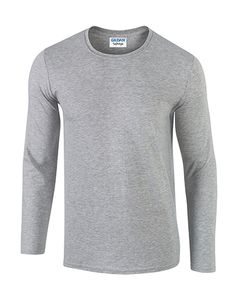 Gildan 64400 - Softstyle® långärmad T-shirt för män Sport Grey (RS)