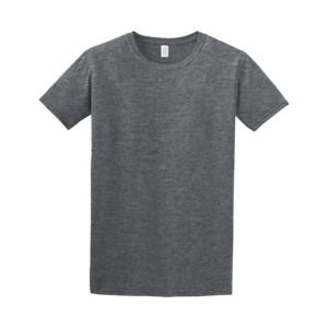 Gildan 64000 - T-shirt 100% bomull för män Dark Heather