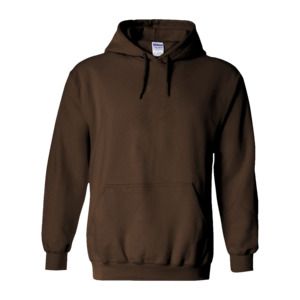 Gildan 18500 - Heavy Blend Hooded Sweatshirt för män Dark Chocolate