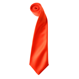 Premier PR750 - Colours satin tie Orange