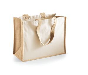 Westford mill WM422 - Klassisk Burlap Shopping Bag