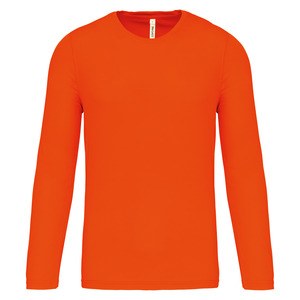 Proact PA443 - Långärmad sport-T-shirt Fluorescent Orange