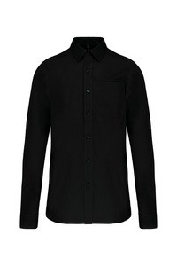 Kariban K541 - Långärmad poplinskjorta Black
