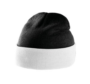 K-up KP514 - Tvåfärgad hatt med revers Black / White