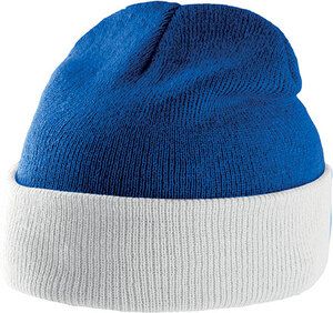 K-up KP514 - Tvåfärgad hatt med revers Royal Blue / White