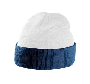 K-up KP514 - Tvåfärgad hatt med revers White / Navy