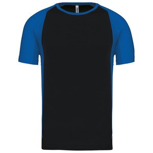 Proact PA467 - Unisex tvåfärgad sport kortärmad T-shirt