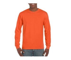 Gildan GI2400 - Långärmad T-shirt herr 100% bomull Orange