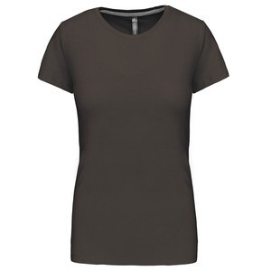 Kariban K380 - Kvinnors rundhalsad kortärmad T-shirt Dark Grey