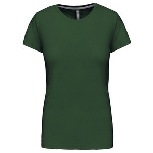 Kariban K380 - Kvinnors rundhalsad kortärmad T-shirt Forest Green