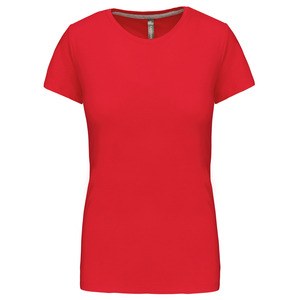Kariban K380 - Kvinnors rundhalsad kortärmad T-shirt Red