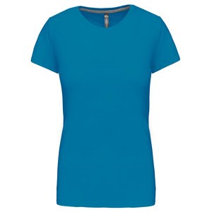 Kariban K380 - Kvinnors rundhalsad kortärmad T-shirt Tropical Blue