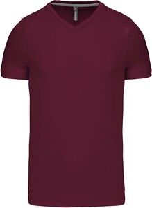 Kariban K357 - Kortärmad T-shirt med V-ringning Wine