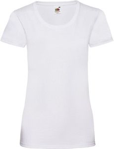 Fruit of the Loom SC61372 - T-shirt i bomull för kvinnor White