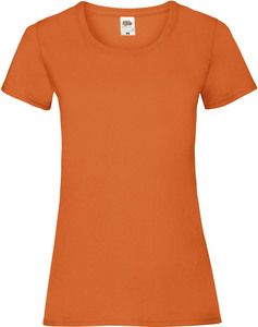 Fruit of the Loom SC61372 - T-shirt i bomull för kvinnor Orange