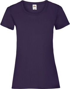 Fruit of the Loom SC61372 - T-shirt i bomull för kvinnor Purple