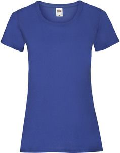 Fruit of the Loom SC61372 - T-shirt i bomull för kvinnor Royal Blue