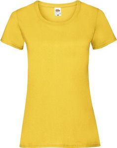 Fruit of the Loom SC61372 - T-shirt i bomull för kvinnor Sunflower