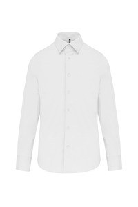Kariban K522 - Långärmad skjorta utan järn White
