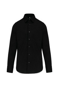 Kariban K522 - Långärmad skjorta utan järn Black/Black