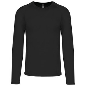 Proact PA005 - Unisex långärmad sport dubbelhudströja Black/Black